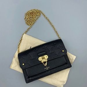 Fashion Louis Vuitton Vavin BB Crossbody Black Leather